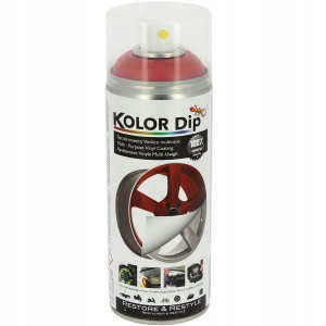 Kolor Dip Czerwony Plastyczna Guma Spray 400 Ml