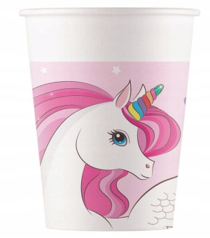 Kubeczki papierowe Unicorn 200ml 8szt. Godan