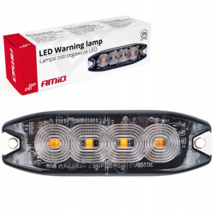 Lampa Błyskowa Ostrzegawcza Led Stroboskop 12v/24v