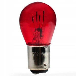 Żarówka M-tech Baw15d 12v Z97 Red Czerwona Pr21/5w