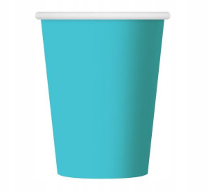 Kubeczki papierowe błękitne 270ml 6 szt Godan