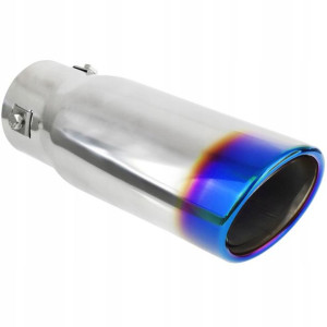 Końcówka Tłumika Owalna Nierdzewna Opalana 40-58mm