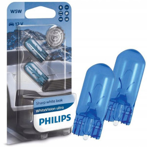 Żarówki Philips W5w T10 White Vision Ultra Blister