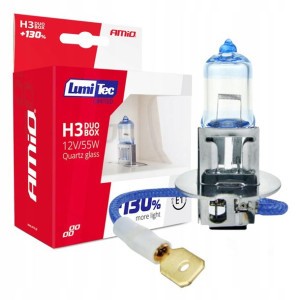 Żarówki H3 Lumitec Limited +130% 4300k Kpl. Białe