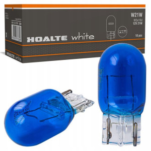 10x Żarówka Hoalte W21w 12v Super White Xenon Look