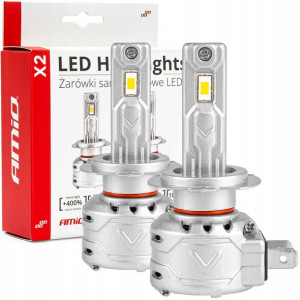 Żarówki Led H7 Bardzo Mocne +400% 72w Canbus 6500k