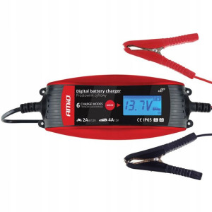 Prostownik Ładowarka Do Akumulatora Lcd 12v 4a Agm