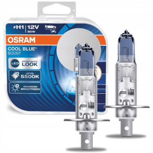 2x H1 Osram Żarówki 5500k Cool Blue Hyper Boost