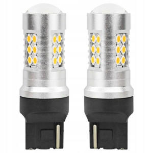 Wy21w Led T20 Pomarańczowe Żarówki 12v 24v Canbus