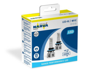 Narva H11 X2 6500k Range Performance Led 12/24 24w