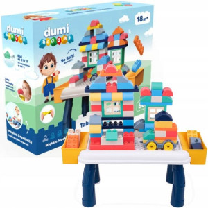 Stolik dla dzieci klocki 80el Dumi Blocks Dumel