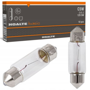 Żarówki Hoalte C5w Basic 12v 5w Sv8.5 36mm 10 Szt.