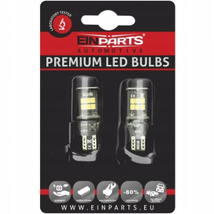 Żarówki W16w T15 Led Einparts 6000k 12v Canbus Duo