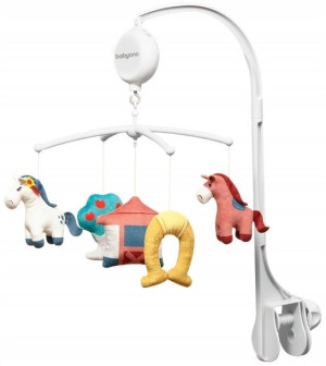 Karuzelka do łóżeczka z pozytywką Horses Baby Ono