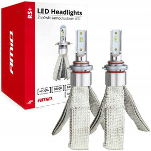 Hb3 Białe Żarówki Led Rs+ +200% Światła 25w Canbus
