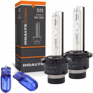 Żarniki D2s Hoalte Ksenon 5000k + Postojówki W5w
