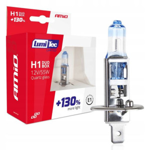 Żarówki H1 Lumitec Limited +130% 4300k Kpl. Białe