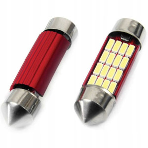 Żarówki C5W LED rurkowe rurka CAN BUS 36 mm 12V 2x