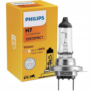 Philips Żarówka H7 Vision 55w +30% Więcej Światła