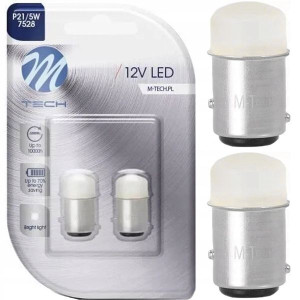 Żarówki Led Pozycja Stop Dzienne Cool White P21/5w