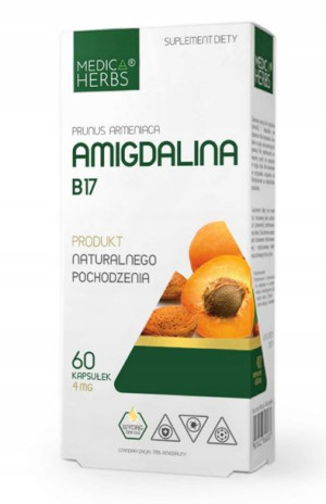 MEDICA HERBS AMIGDALINA B17 4mg 60 kapsułek