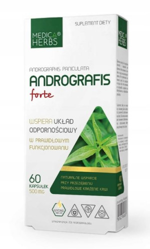 Medica Herbs Andrografis Forte 500mg 60 Caps.