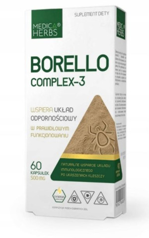 Medica Herbs Borello Complex3 500mg 60 Kaps