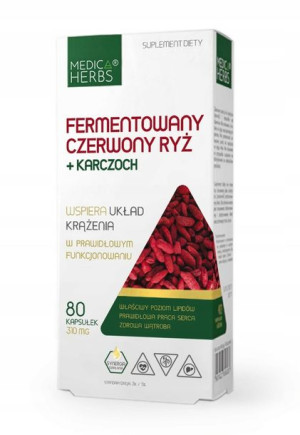 Medica Herbs Fermentowany Czerwony Ryż + Karczoch