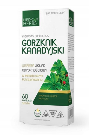 MEDICA HERBS GORZKNIK KANADYJSKI 520mg 60 kapsułek