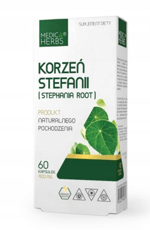 Medica Herbs Korzeń Stefanii 400mg 60 Caps.