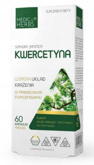 MEDICA HERBS KWERCETYNA 440mg 60 kapsułek