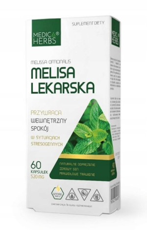 Medica Herbs Melisa Lekarska 520mg 60 Caps.