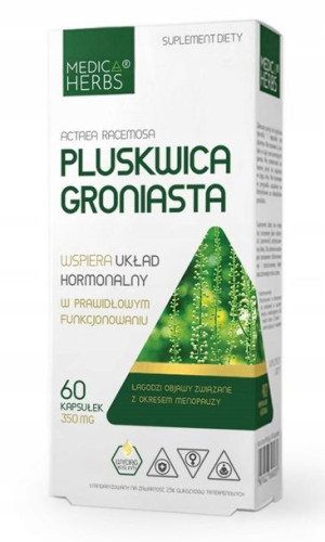 MEDICA HERBS PLUSKWICA GRONIASTA 350mg 60 kapsułek