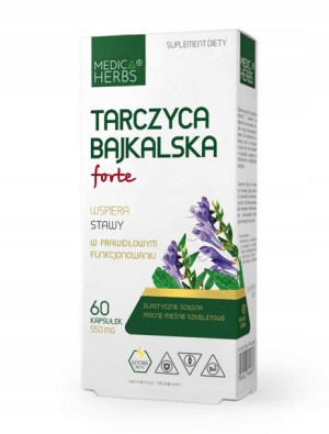 Medica Herbs Tarczyca Bajkalska Forte 550mg 60kaps