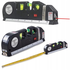 Poziomica Laserowa Z Miarką 250cm Miara Laser Cale