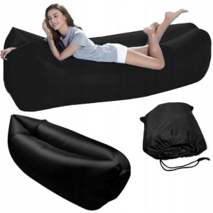 Materac Na Powietrze - Lazy Bag - Kolor Czarny
