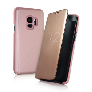 Etui Smart Clear View do Samsung Galaxy S22 różowe