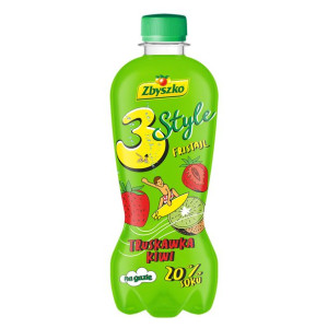 Zbyszko 3Style Fristajl o smaku truskawki i kiwi 400 ml
