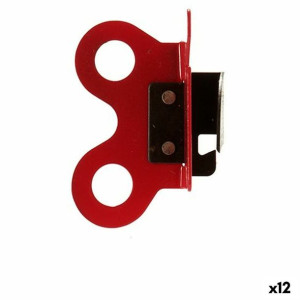 Otwieracz do puszek Czerwony Czarny Stal (5 x 6,7 x 2,5 cm) (12 Sztuk)