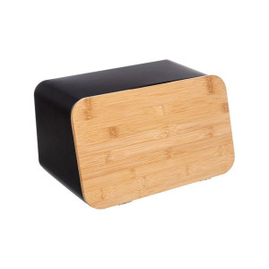 Koszyk na pieczywo 5five Noir Kitchen Czarny Metal