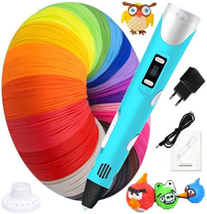 Długopis 3d Pen Drukarka Gen V2 Zestaw + 23 Wkłady Pla 108m