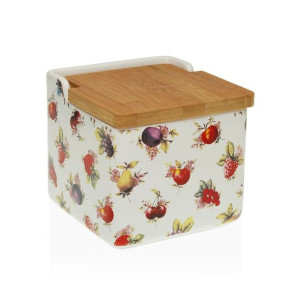 Solniczka z pokrywką Versa STRAWBERRY 12,2 x 11,5 x 12,2 cm Ceramika