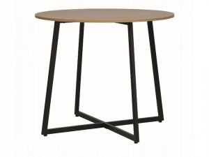 Stół okrągły do jadalni salonu LUNA dąb 90cm