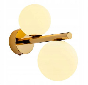 Lampa ścienna kinkiet TAIDA 2 złoty