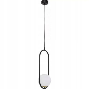 Lampa sufitowa wisząca IGON czarna żyrandol
