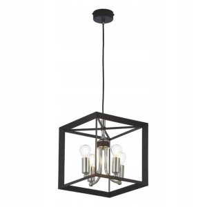 Lampa sufitowa wisząca MAY 4 czarna żyrandol