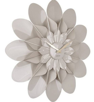 Zegar ścienny na ścianę FLOWER plastic bezgłośny