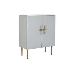 Meble Pomocnicze DKD Home Decor BAR Złoty Biały Żelazo Drewno mango