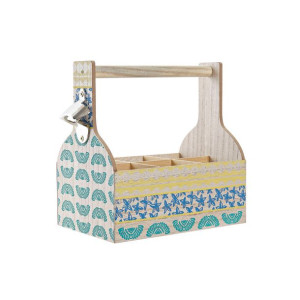 Stojak na Butelki DKD Home Decor 27 x 16,5 x 25 cm Niebieski Turkusowy