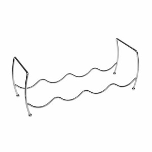 Stojak na Butelki Versa Układane w stosy Metal Stal (13,5 x 15 x 40 cm)